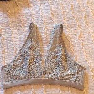 Gray Lace Bralette